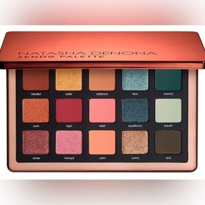Natasha Denona Zendo Eyeshadow Palette - Coral, Gold, Teal, Green, Pink, Brown